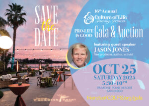 COLFS Gala Save the Date card noting event details and depicting venue
