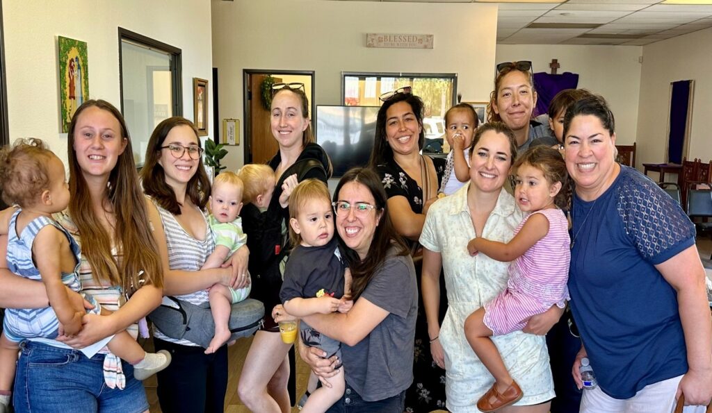 Group picture of the Moms group