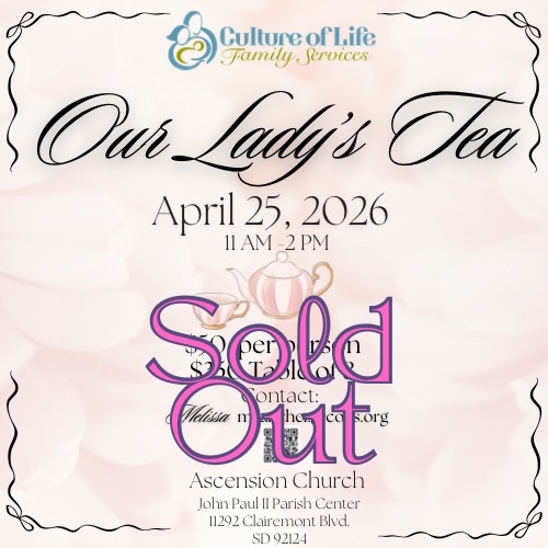 The Tea event has sold out.