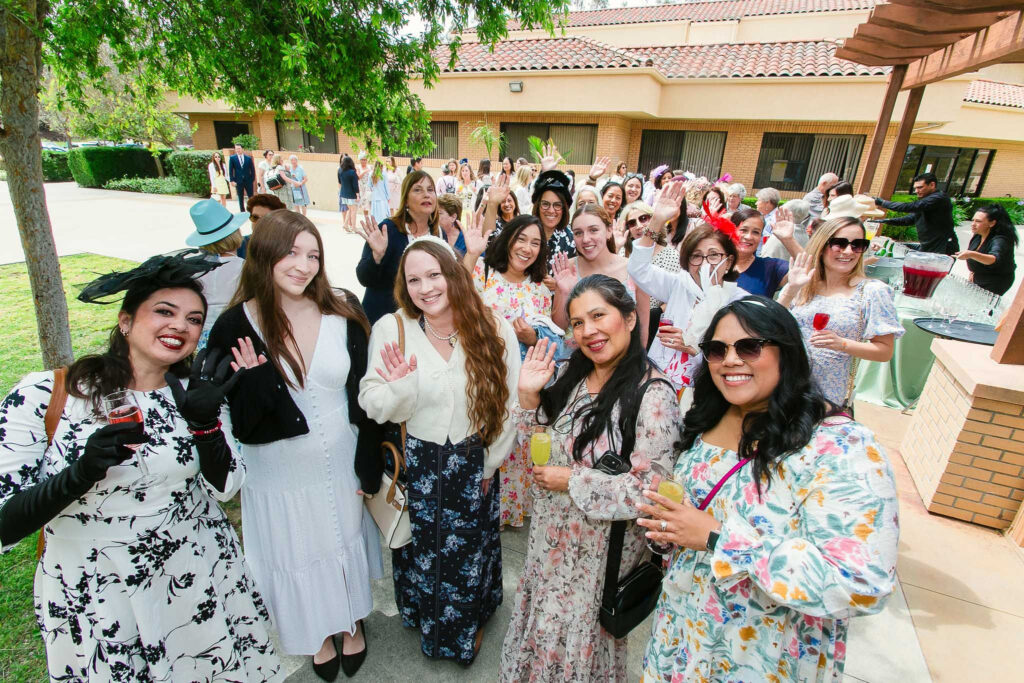 Tea 2026 guests outside