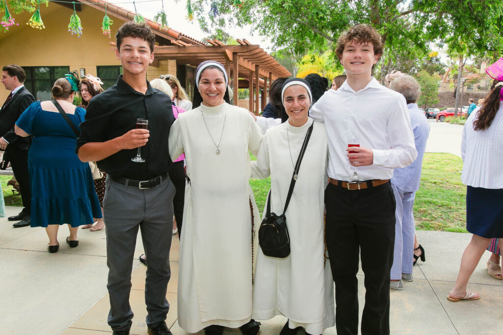 Tea 2026 youth volunteers and nuns